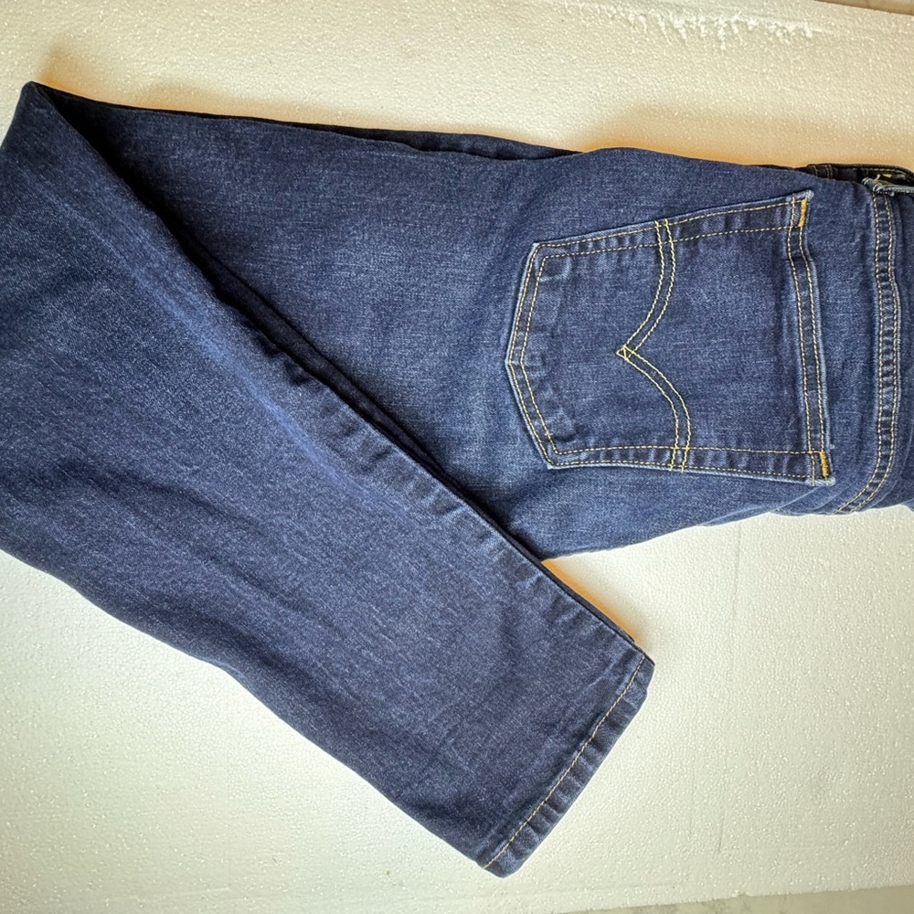 Levi's Dark Blue Straight Jeans